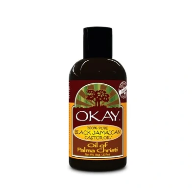 Image of OKAY Pure Naturals Black Jamaican Castor Oil, 8 Ounce, 0.22 kg