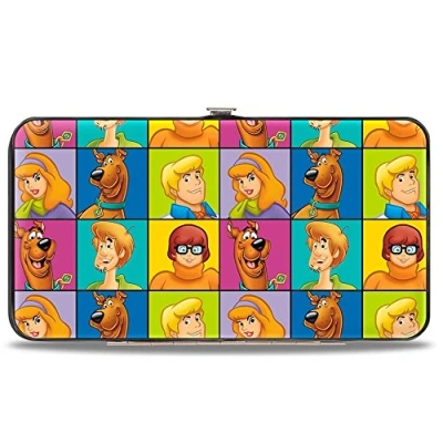Image of Buckle Down Unisex Adult&#039;s Hinge Wallet Scooby Doo, Multicolor, No Size