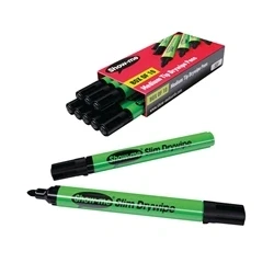 Image of Show me Drywipe Marker Medium Tip Black (10 Pack)
