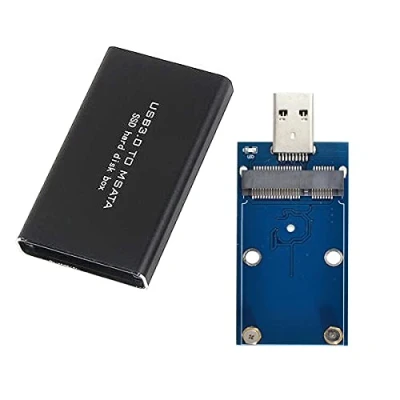 Image of CY Mini PCI E mSATA to USB 3.0 External SSD PCBA Conveter Adapter Card With Case