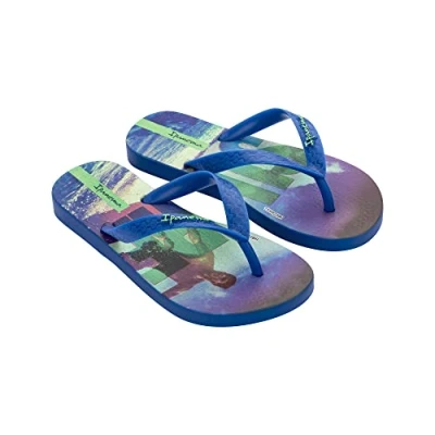 Image of Ipanema Unisex Kid&#039;s Classic XI, Blue Green, 1/1.5 UK