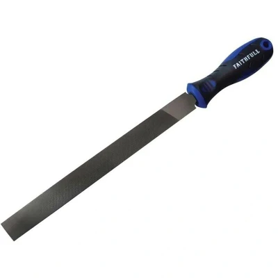 Image of Faithfull Handled Hand Second Cut Engineers File 250mm (10in) FAIFIHSC10