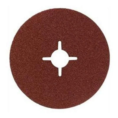 Image of BOSCH 2608605469 115MM X 22.23MM P120 ALUM OXIDE FIBRE SANDING DISCS FOR METAL