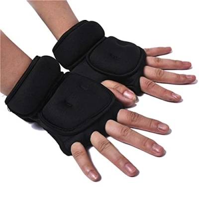 Image of DONEMORE7 Weighted Exercise Gloves, Pair of 2 lb,Sandbag Weight Bearing Training Gloves Fitness with Wrist Support for Gym Boxing, Cross Training, Cardio Workouts
