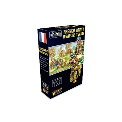 Image of Warlord Games French Army Weapons Teams 28mm Scale Miniatures for Bolt Action Highly Detailed World War 2 Table top Wargaming
