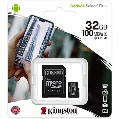 Image of Original Kingston micro SD memory card SDHC 32GB for Samsung Galaxy J3 (7) (2017) Duos32GB.