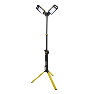 Image of Draper 13885 230V SMD LED Rechargeable Tripod Site Light, 50W, 5000 Lumens