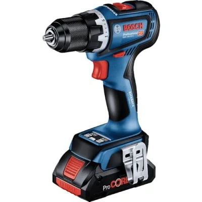 Image of Bosch Professional 18V System GSR 90C Cordless Drill (with 2 x 5.0Ah Batteries, GAL 40 Charger, in L Box)