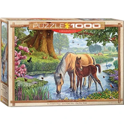 Image of Eurographics 6000 0976 The Fell Ponies by Steve Crisp Puzzle, various, 48 x 68 cm