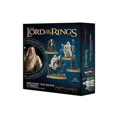 Image of Games Workshop Middle Earth : Lord of The Rings Saruman White &amp; Grima