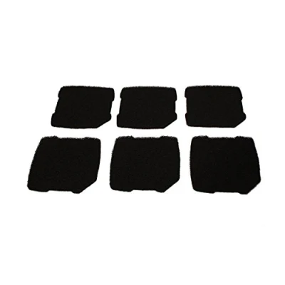 Image of LTWHOME Compatible Activated Carbon Foam Filter Pad Fit for Eheim pro 3 250/350/600 (2071/2073/2075) and 3e 350 (2074) (Pack of 6)
