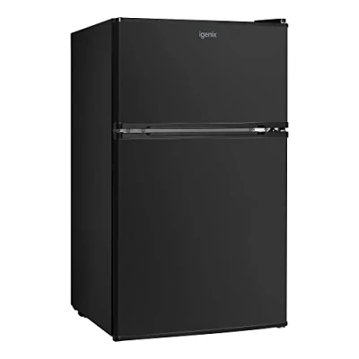 Image of IGENIX IG347FFB Undercounter Fridge Freezer Black, Black
