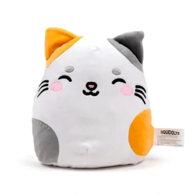 Image of Puckator Squidglys Lola the Cat Adoramals Pets Plush Toy Plushies Cute Animal Baby Newborn Kids Toys Stuff Gifts Gift For Girlfriend Cuddly Stuffed Plushie