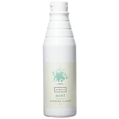 Image of Simply Mint Topping Sauce, Dairy Free Ready to Use Dessert Sauce for Ice Cream, Waffles, Pancakes, Coffee &amp; Milkshakes (1 kg)