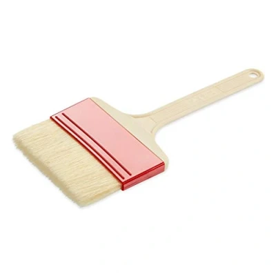 Image of Brush with Blue Polyester bristles. Width 7.5 cm. Bristle Length: Approx. 4 Natural Handle: PA Plastic Reinforced fibreglass, bristles, Breite 10 cm