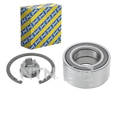 Image of 402101877R, 402140003R, 6040006751, 8200351777, 8200964242 Wheel bearing kit SNR R155.92 with rubber mount, integrated magnetic sensor ring 83mm