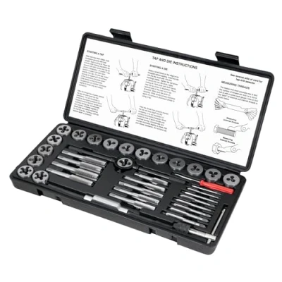 Image of Performance Tool W4001DB 40 Piece SAE Tap and Die Set