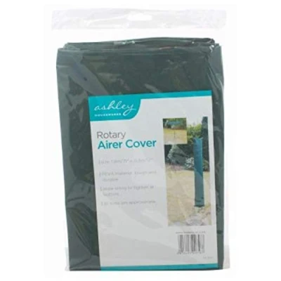 Image of The Home Fusion Company Rotary Airer Washing Line Cover With Draw String Bottom Perfect For Winter Size 1.8m Green