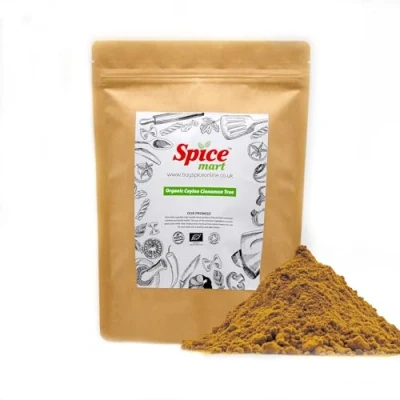 Image of ORGANIC Ceylon Cinnamon True Powder by Spice Mart® Certified Soil Association (90 Grams)