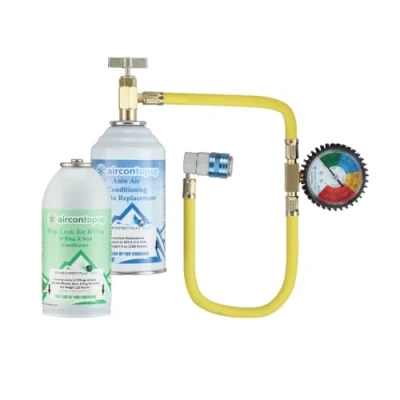 Image of Car Aircon Air Con Conditioning Gas Top up Recharge Refill Regas Tool Kit