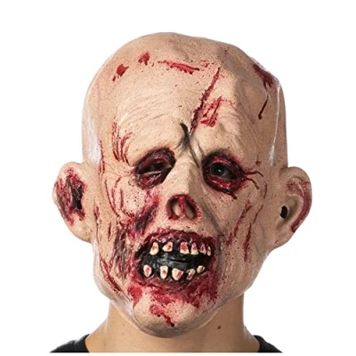 Image of Stylex Zombie Mask Realistic Halloween Creepy Latex for Kids Adult Cosplay Costume Scary Props
