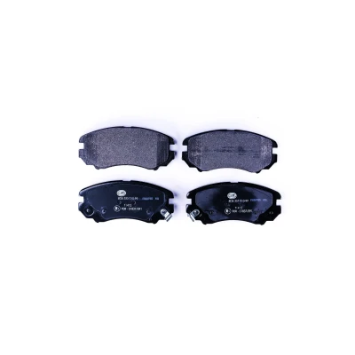 Image of 101850249 Brake pad set HELLA 8DB 355 010 991 with acoustic wear warning KIA: Optima / K5, Soul I, Sportage II, HYUNDAI: Coupe Sonata V, Tucson