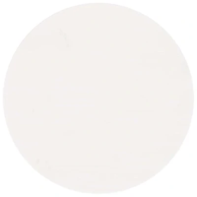 Image of vidaXL Solid Pinewood Table Top Round White Wood Dining, Coffee Top, 60 cm Diameter, Robust Construction for Home, Office Use
