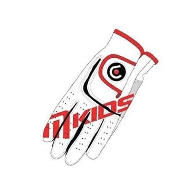 Image of MASTERS MKIDS JUNIOR GOLF GLOVE. SIZE MEDIUM. LEFT HAND GLOVE FOR A RIGHT HANDED GOLFER