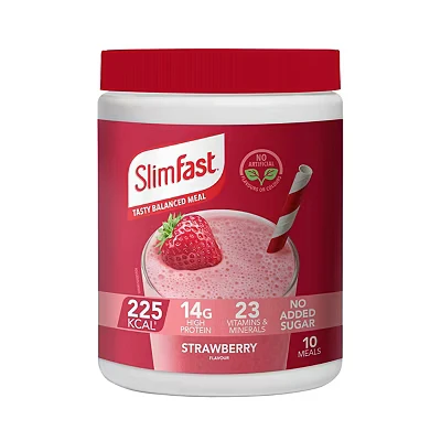 Image of SlimFast Strawberry Flavour Shake 365g