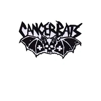 Image of Cancer Bats Hardcore Punk Band Patch Badge Embroidered Iron on Applique Souvenir Accessory