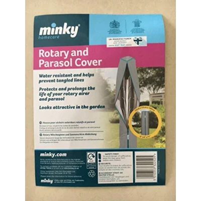 Image of Minky Rotary and Parasol Cover GREY teal