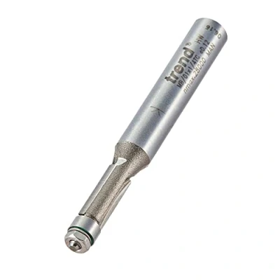 Image of Trend Professional Miniature Trimmer Router Cutter Bit, 1/4 Inch Shank, 4.8mm Cut Diameter &amp; 11mm Length, Tungsten Carbide Tipped, MB/01X1/4TC