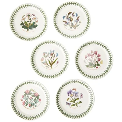 Image of Portmeirion Botanic Garden Bread Plate Set of 6