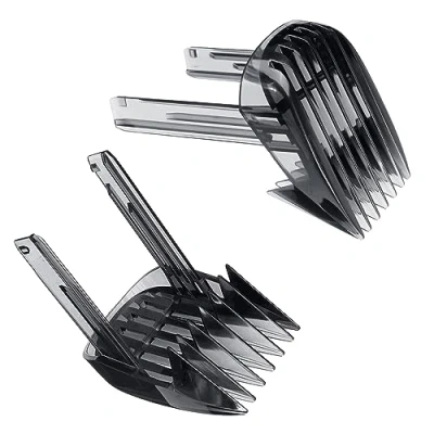 Image of WuYan 2pcs Hair Clipper Comb Compatible with Philips hc9450 hc9490 hc9452 hc7460 Trimmer 1 7mm, 7 24mm Attachment Beard