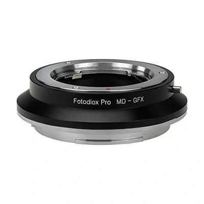 Image of Fotodiox Pro Lens Mount Adapter, Minolta Rokkor (SR / MD MC) SLR to Fujifilm G GFX Mirrorless Digital Camera Systems (such as 50S and more)