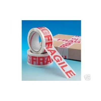 Image of Speedy Packaaging 3 x ROLL FRAGILE PACKING TAPE,66m 50mm