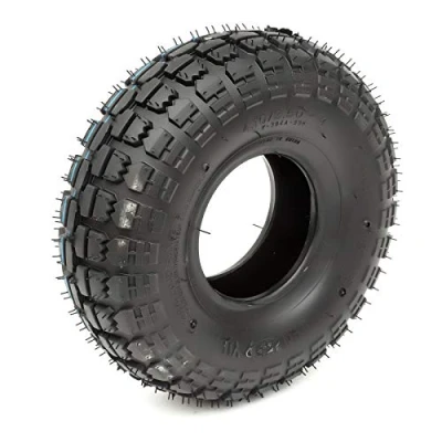 Image of Wheelbarrow Heavy Duty 4 Ply Tyre 4.10/3.50 Knobbly Tread Inch Wheel Barrow