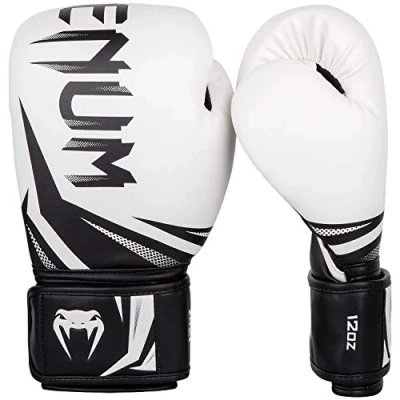 Image of Venum Challenger 3.0 Boxing Gloves Unisex gloves, Size: 14oz, White/black