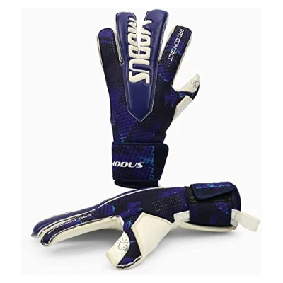 Image of MODUS Pro Contact Goalkeeper Gloves Goalie Glove With Super Grip Suitable for Professional Matches Imported Premium Latex Size 8