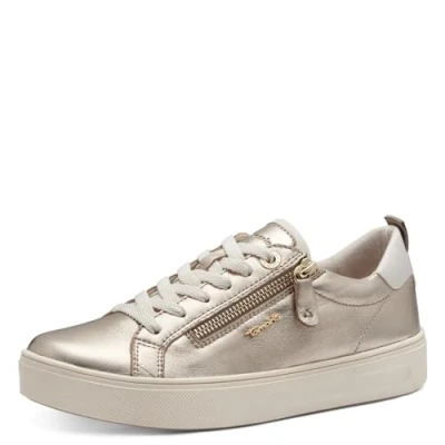 Image of TAMARIS Women&#039;s 8 83707 42 Sneaker, Gold, 3.5 UK