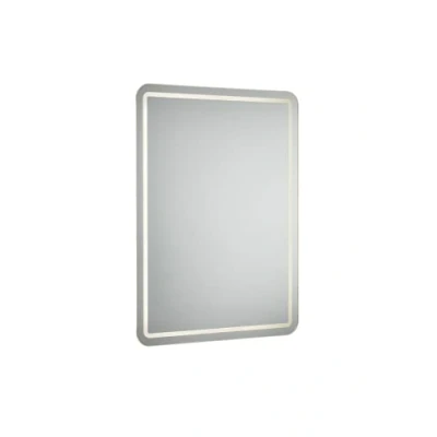 Image of KnightsBridge 230V IP44 600 x 450mm Back lit LED Bathroom Mirror with Demister, Shaver Socket and Motion Sensor