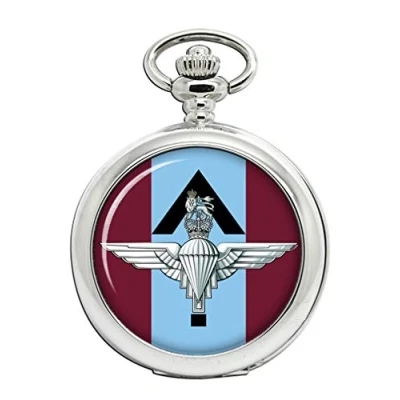 Image of Giftshop UK Parachute Regiment Pathfinder, British Army Full Hunter Pocket Watch