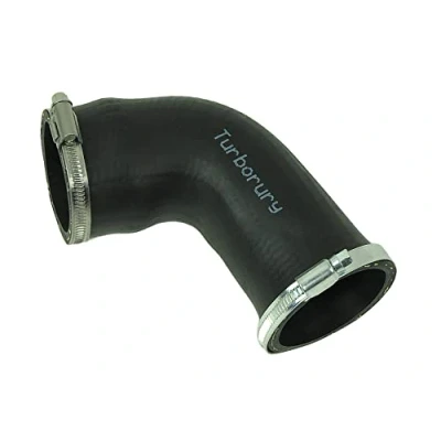 Image of TURBORURY Intercooler Hose, compatible with AUDI A4 B6 1.9 TDI 8E0145837F, Fully functional Substitute, Kevlar Reinforced, NBR CR, Tested