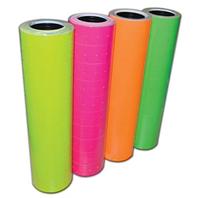 Image of Colour Pack of Swift Price Gun Labels (CT1 Punch Hole) 22 x 12mm