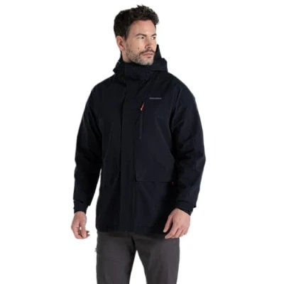 Image of Craghoppers Mens Lorton Jackets Waterproof Shell, Dark Navy, M EU
