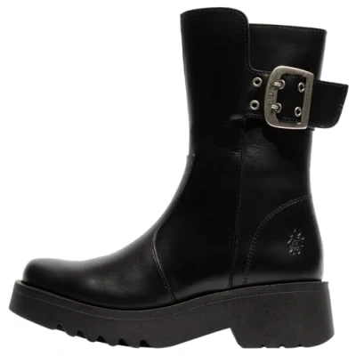 Image of MEBS189FLY Oil Suede Women&#039;s Ankle Boots