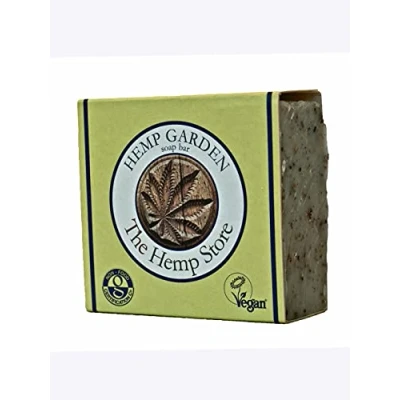 Image of Organic Hemp Soap Bar Garden (Rosemary, Tea Tree,Oat Scrub) 100g