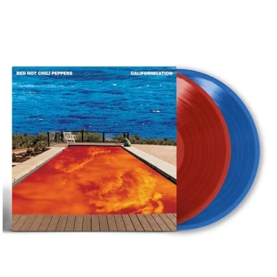 Image of Red Hot Chili Peppers Californication 25th Anniversary &amp; Ocean Blue Coloured vinyl Sealed 2024 UK 2 LP set 093624843276