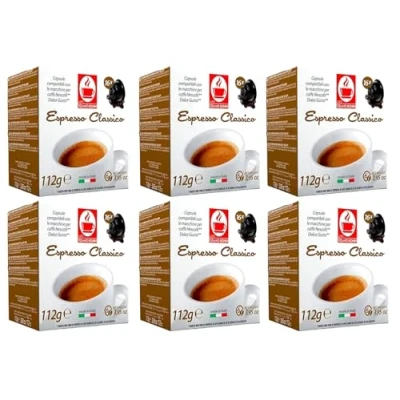 Image of Bonini Dolce Gusto Compatible Espresso Classico Coffee Pods (Pack of 6, Total 96 pods)