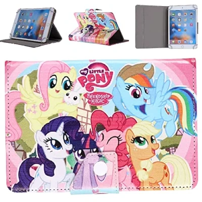 Image of kids Case for Samsung Galaxy Tab E 9.6&quot; inch (SM T560 / T561 T565), Stand up Case/children Protective Tablet cover (My Little Pony)
